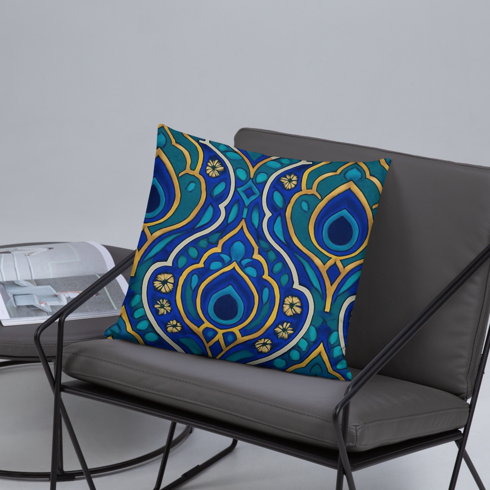 Royal Moroccan Tile Pillow
