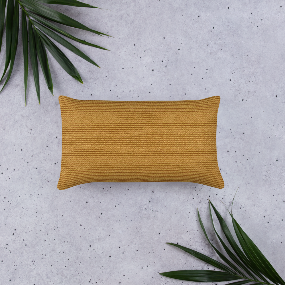 Textured Gray Minimalist Decorative Pillow