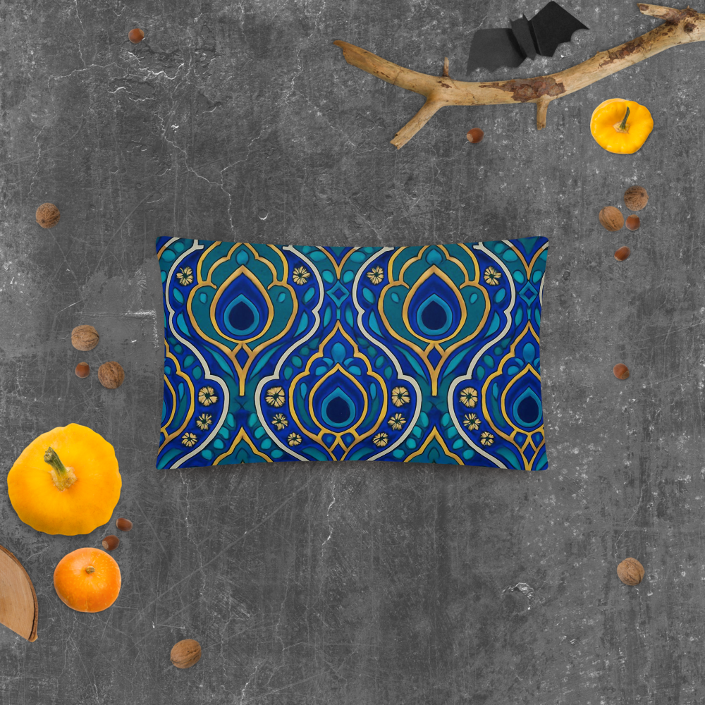Royal Moroccan Tile Pillow