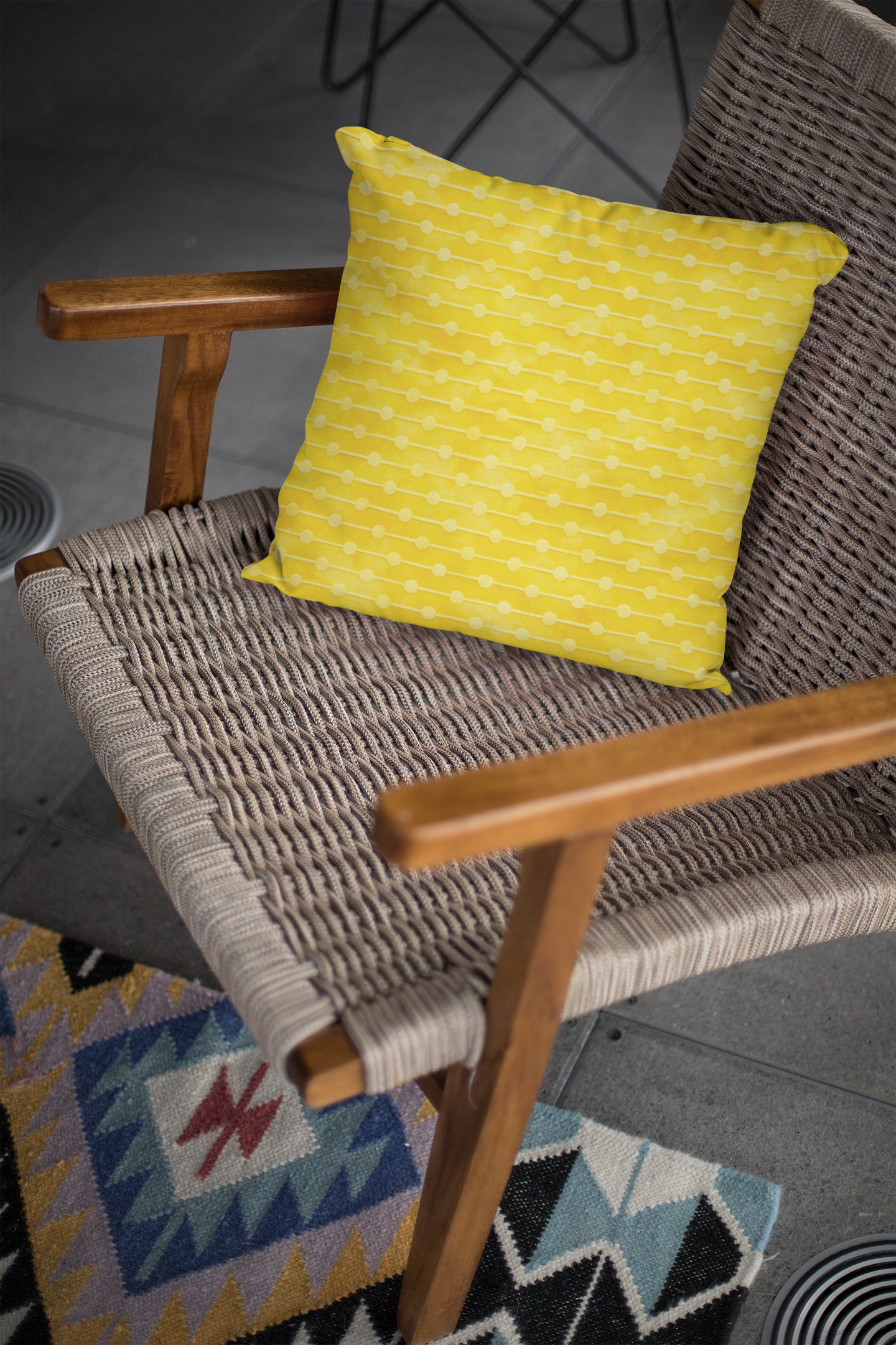 Vibrant Yellow Outdoor Pillows, Patio Decor, Garden Cushions, Summer Home Accessories, Bright Throw Pillows, Yellow Pillow