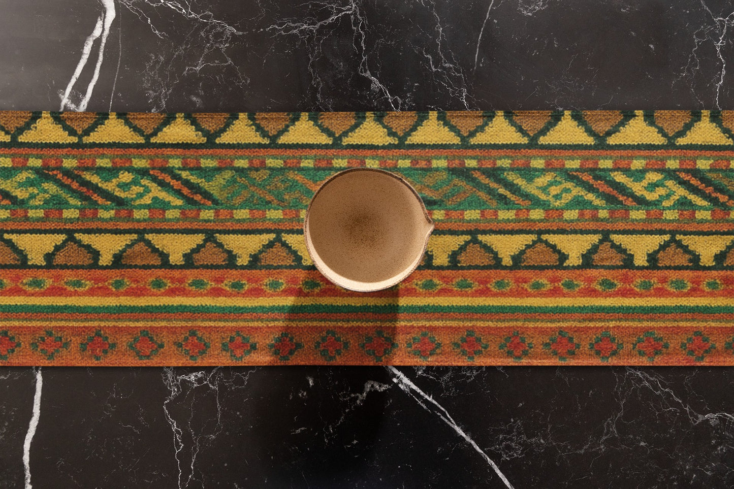 Bohemian Table Runner | Tribal Pattern Cotton Decor, Dining Table Piece, Rustic Home Accent, Boho Style Table Decor