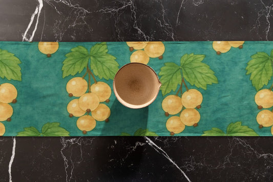 Vibrant Floral Table Runner, Cotton & Poly Decor, Spring Table Setting, Kitchen Home Decor, Wedding Hostess Gift, Summer Crafts