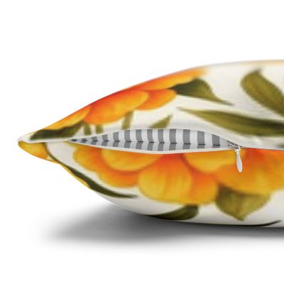 Vibrant Floral Pillowcase, Decorative Floral Cushion Cover, Bohemian Home Decor, Gift for Her, Spring Decor